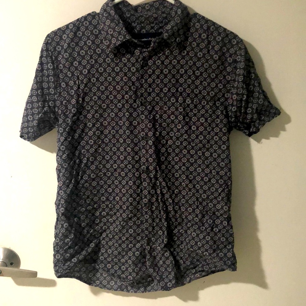 Abercrombie and Fitch button up short sleeve shirt